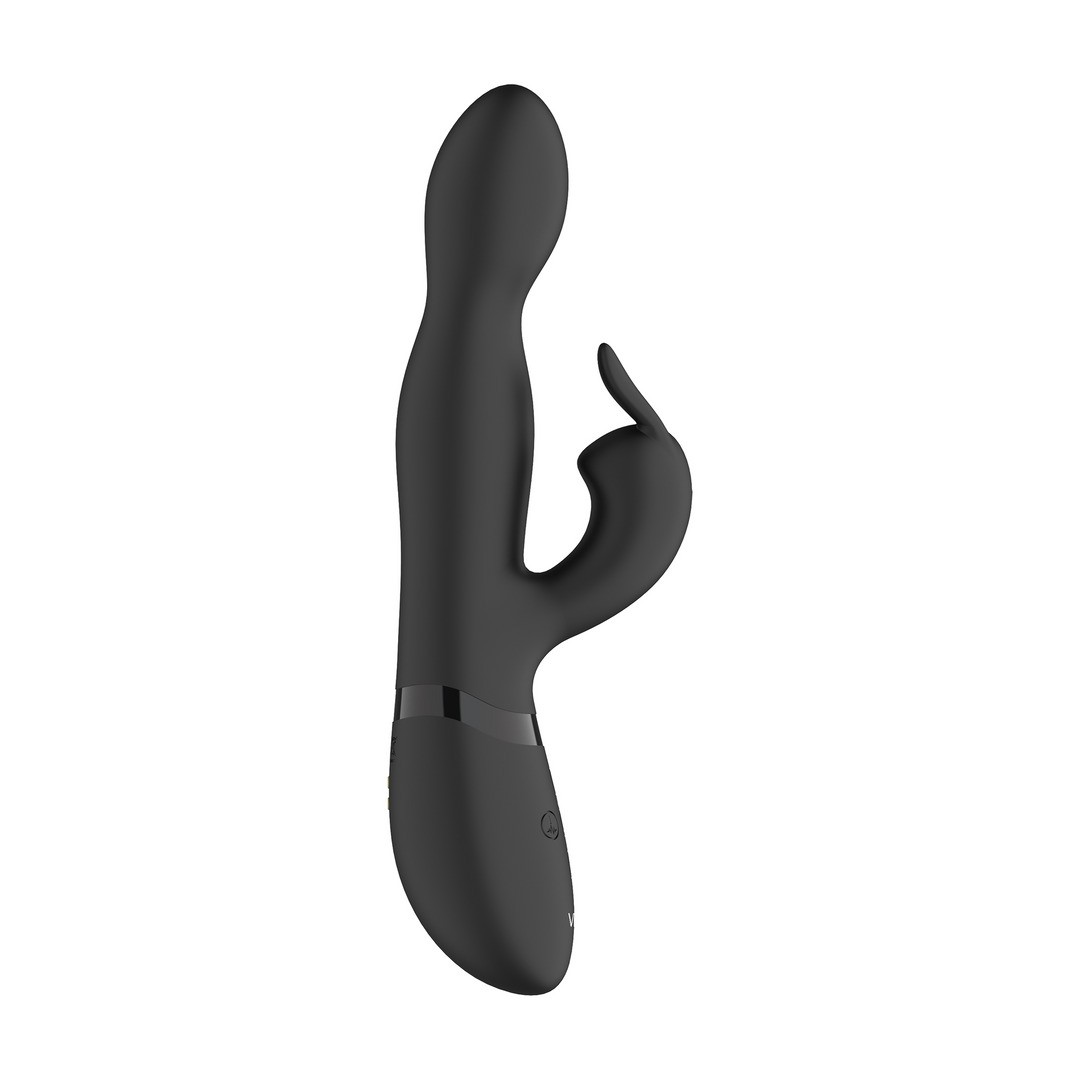 VIBRADOR NIVA ROTATING RABBIT NEGRO VIVE - Imagen 6