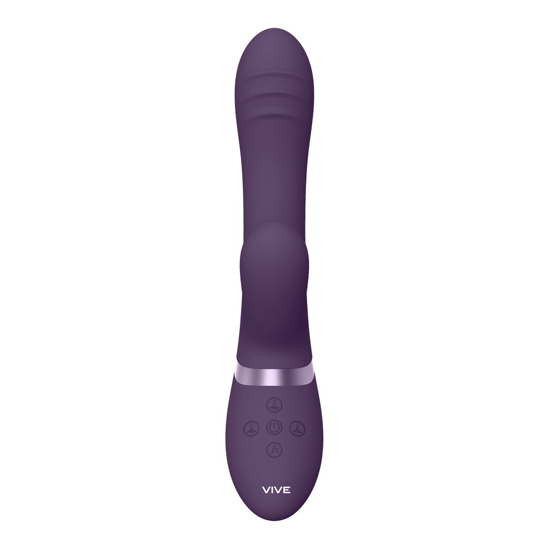 VIBRADOR TANI FINGER MOTION WITH PULSE-WAVE MORADO VIVE - Imagen 3