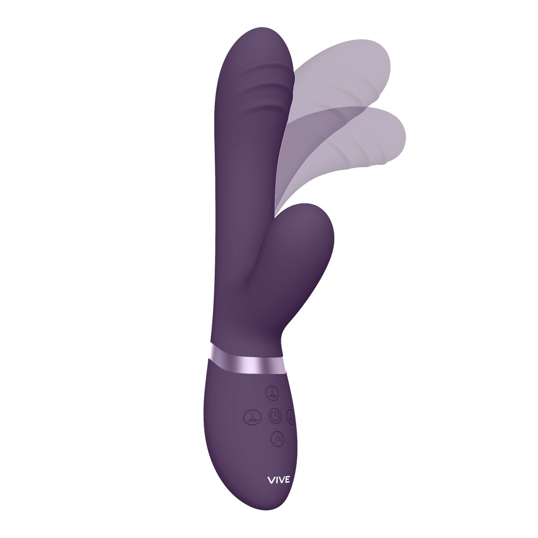 VIBRADOR TANI FINGER MOTION WITH PULSE-WAVE MORADO VIVE - Imagen 6