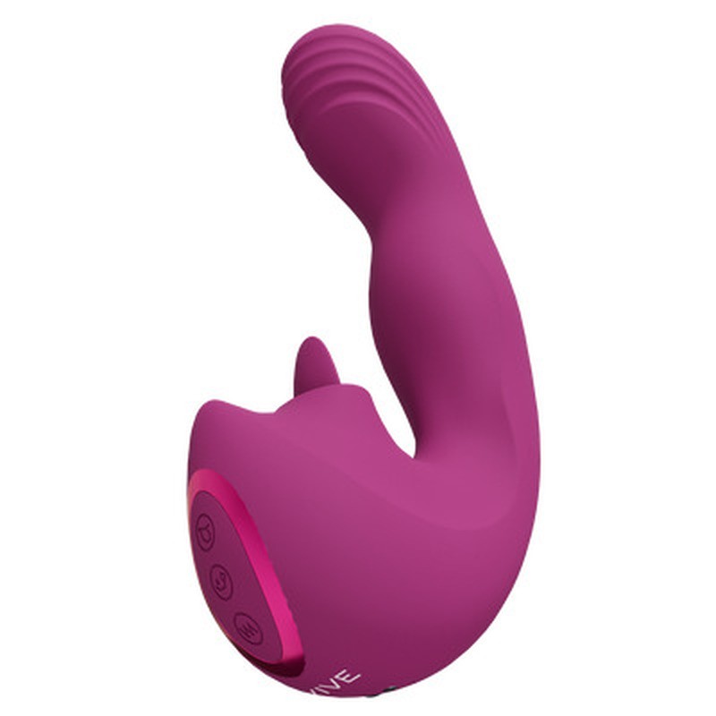 VIBRADOR YUMI FINGER MOTION AND FLICKERING TONGUE ROSA VIVE - Imagen 7