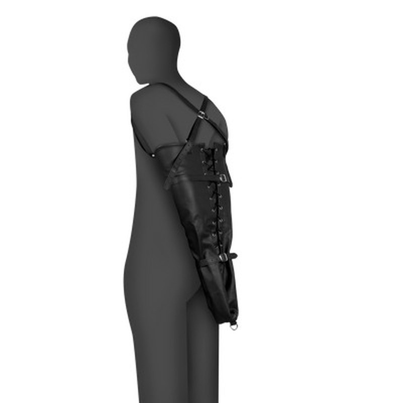 RESTRICCIÓN DE BRAZOS LACE-UP FULL SLEEVE NEGRO XTREME OUCH! - Imagen 7