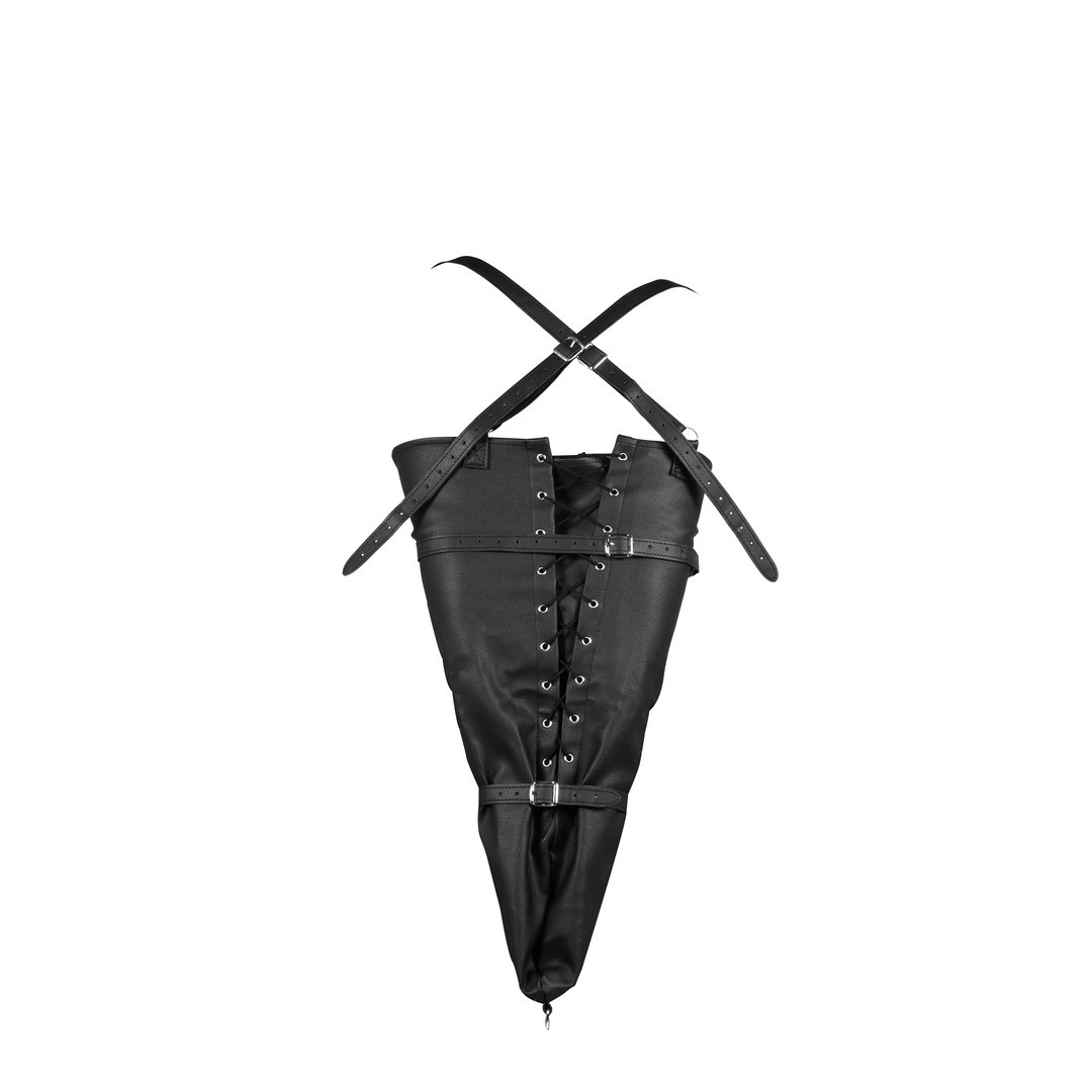 RESTRICCIÓN DE BRAZOS LACE-UP FULL SLEEVE NEGRO XTREME OUCH! - Imagen 5