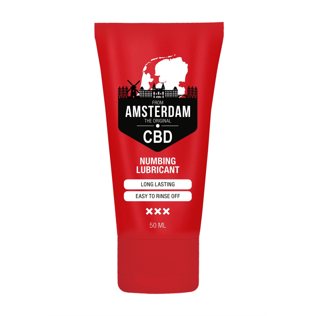 LUBRICANTE ANESTESIANTE A BASE DE AGUA ORIGINAL CBD FROM AMSTERDAM 2 FL OZ 50 ML PHARMQUESTS