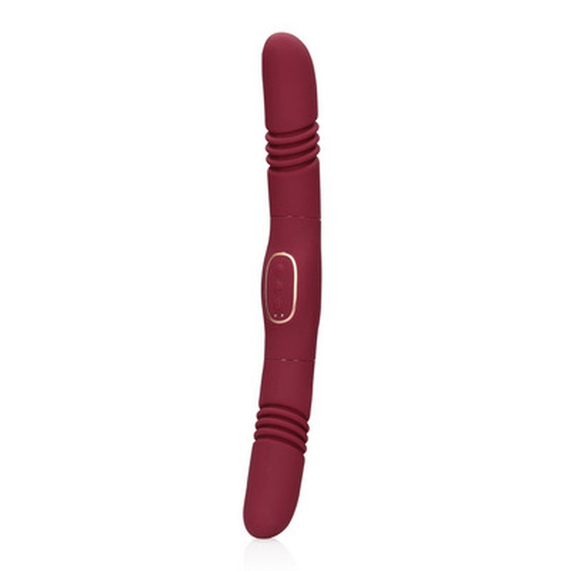 VIBRADOR DOUBLE-SIDED THRUSTING MERLOT GRAPE LOVELINE - Imagen 7