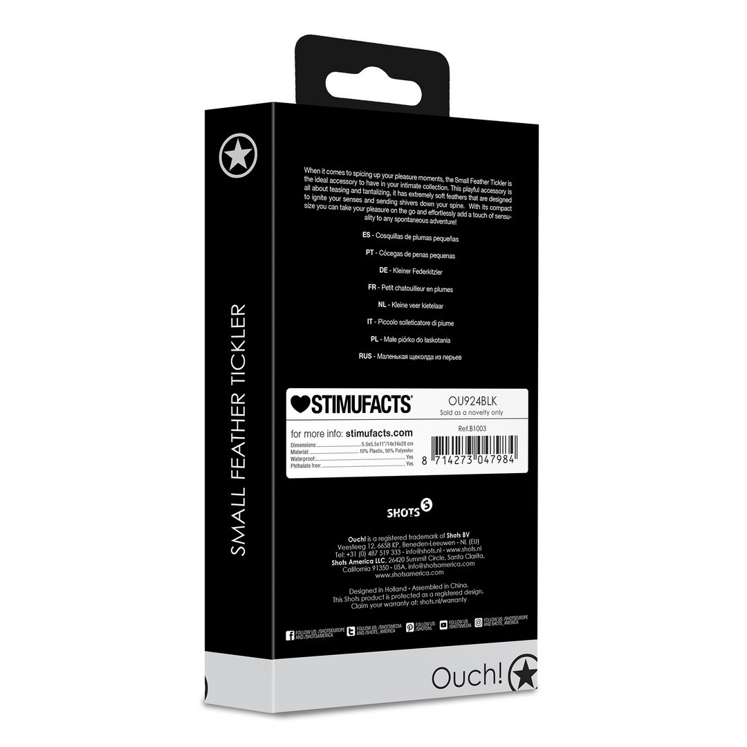 PLUMERO NEGRO PEQUEÑO OUCH! - Imagen 3