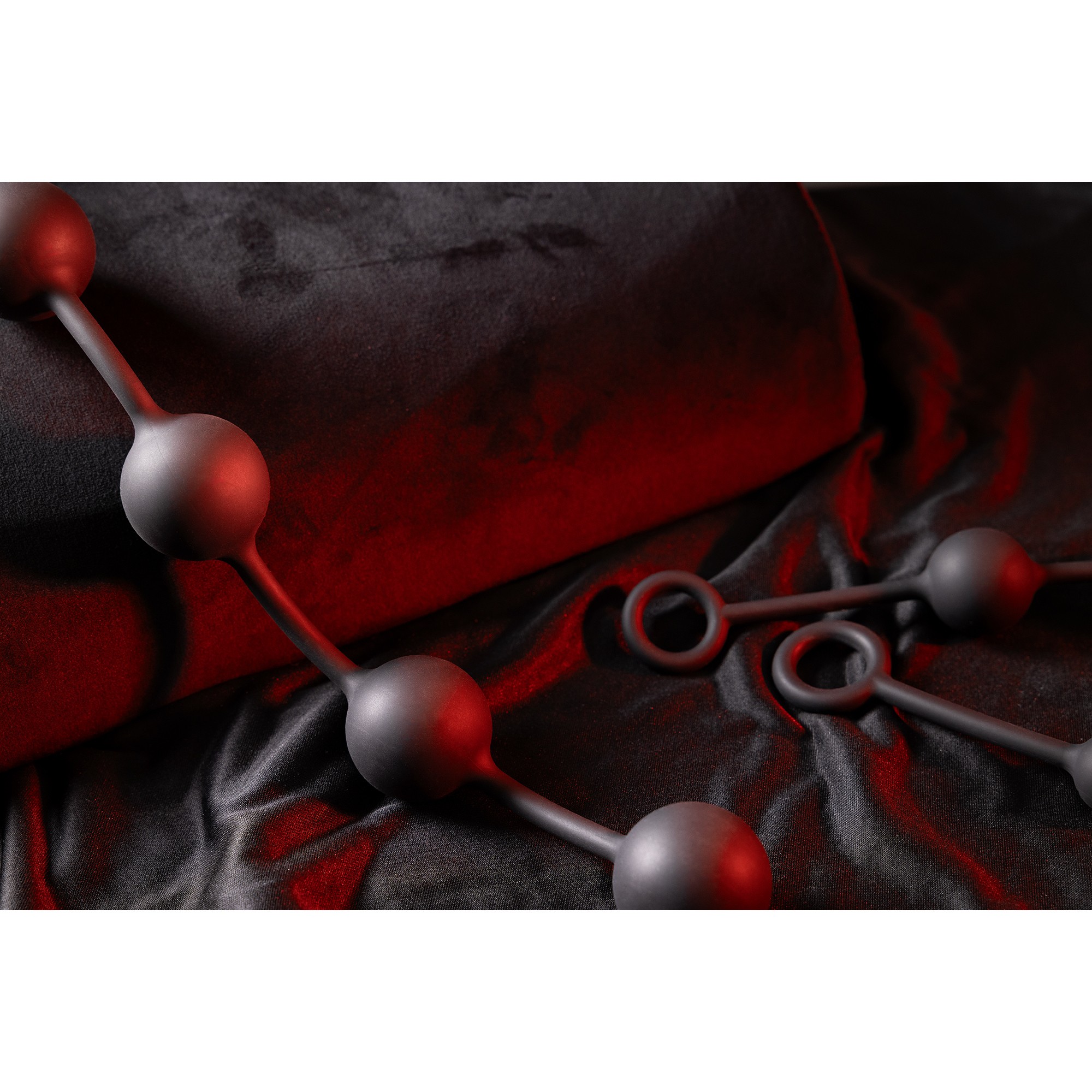 BOLAS ANALES DE SILICONA MEDIUM OUCH! NEGRAS - Imagen 5