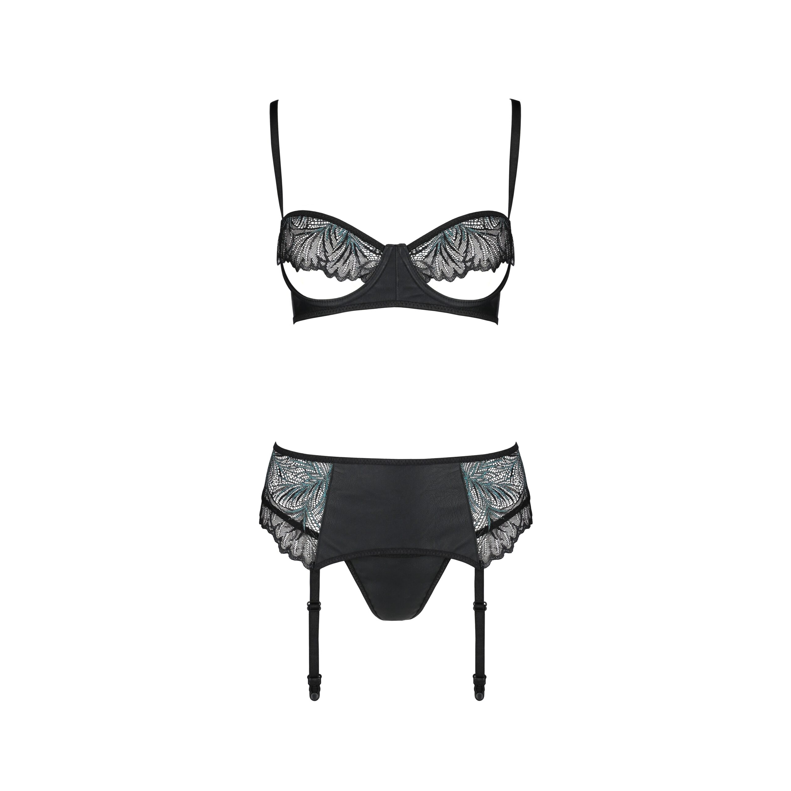 CONJUNTO DE 3 PIEZAS ASTRIDA NEGRO PASSION - Imagen 3