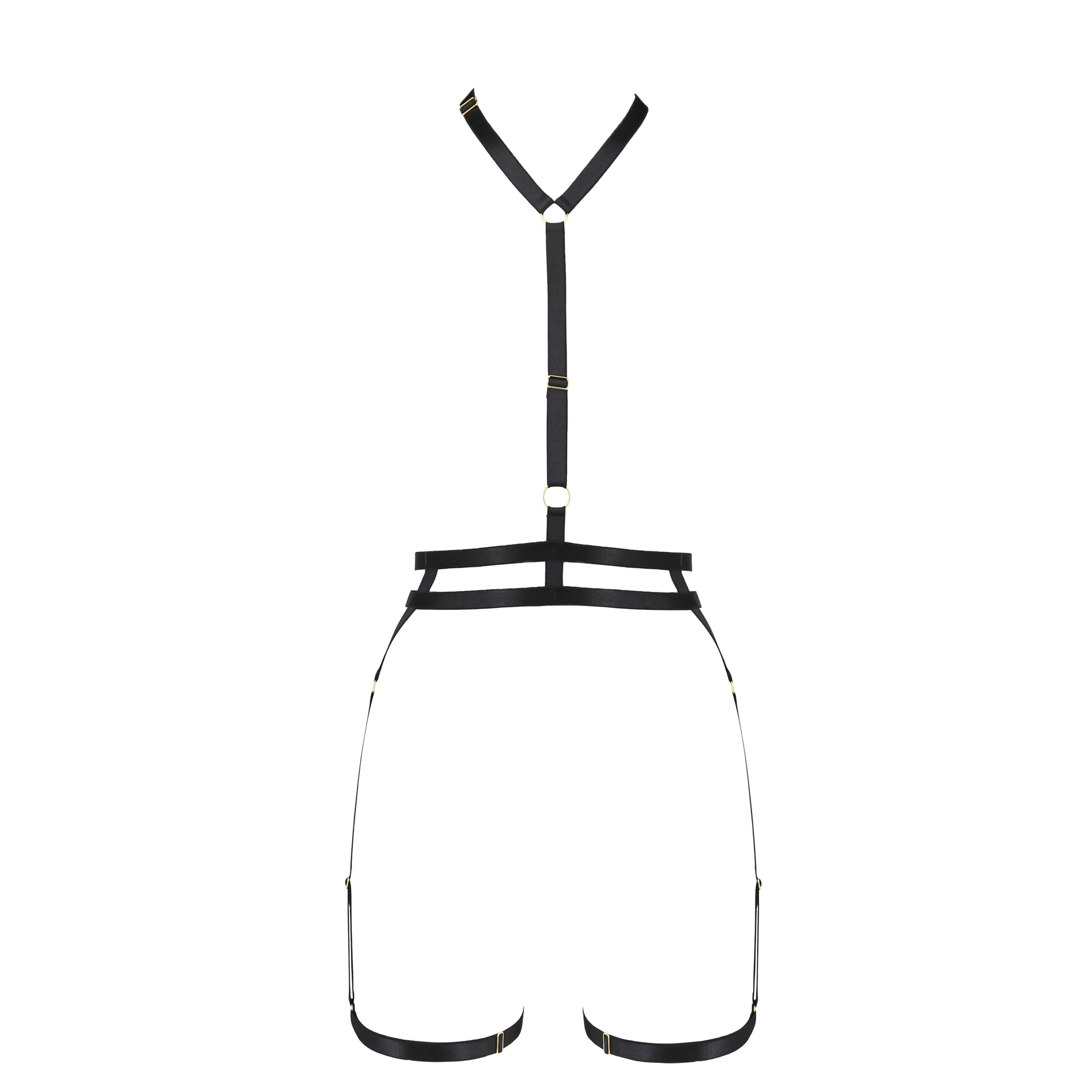 ARNÉS CORPORAL DENIRA NEGRO DEVIL COLLECTION PASSION - Imagen 3