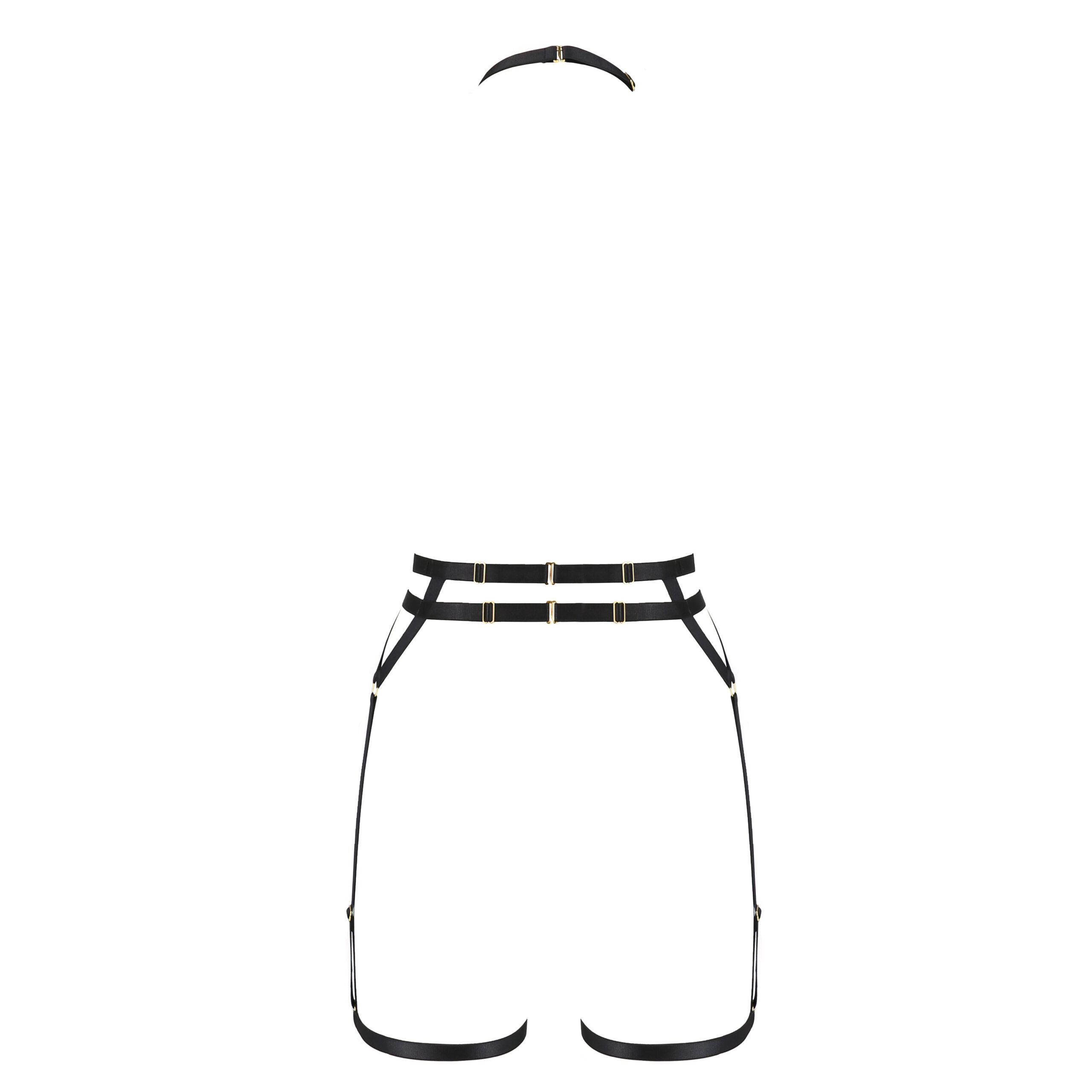 ARNÉS CORPORAL DENIRA NEGRO DEVIL COLLECTION PASSION - Imagen 4