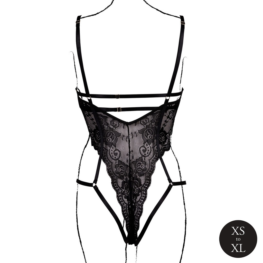 BODY LACE UNDERWIRED NEGRO DÉSIR - Imagen 6