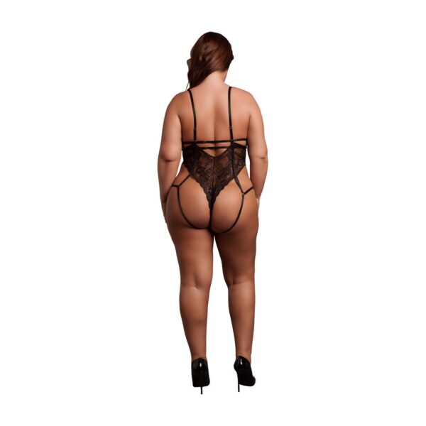 BODY LACE UNDERWIRED NEGRO TALLA QUEEN LE DÉSIR - Imagen 4