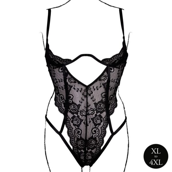 BODY LACE UNDERWIRED NEGRO TALLA QUEEN LE DÉSIR - Imagen 5