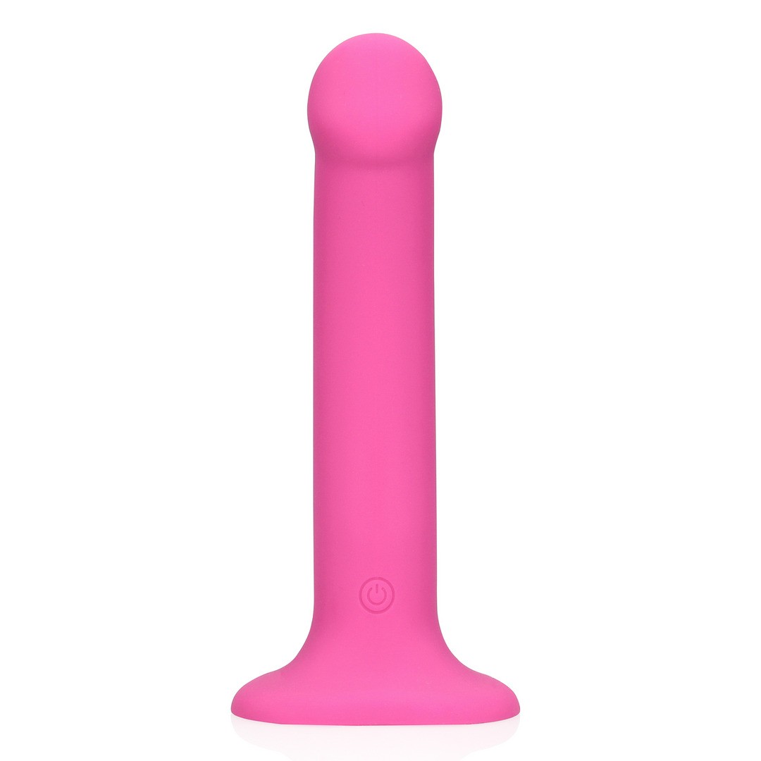 VIBRADOR NON-PHALLIC VIBRATING DILDO MEDIO POWERFUL PINK LOVELINE - Imagen 7