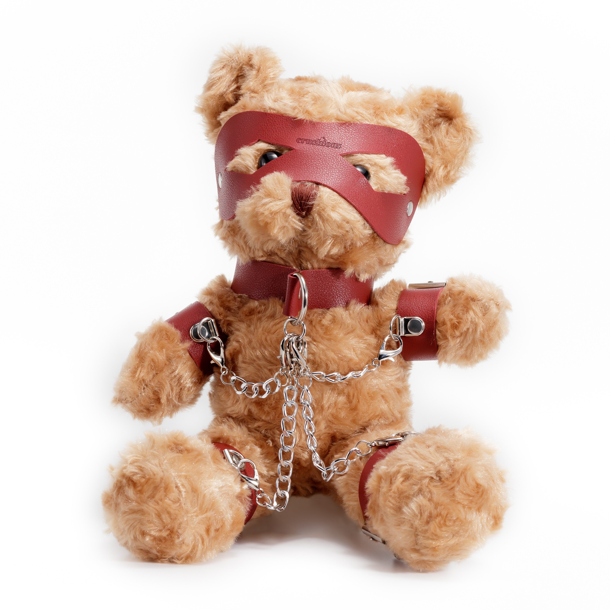 OSO TEDDY BONDAGE CRUSHITO ROJO 31CM CRUSHIOUS - Imagen 8