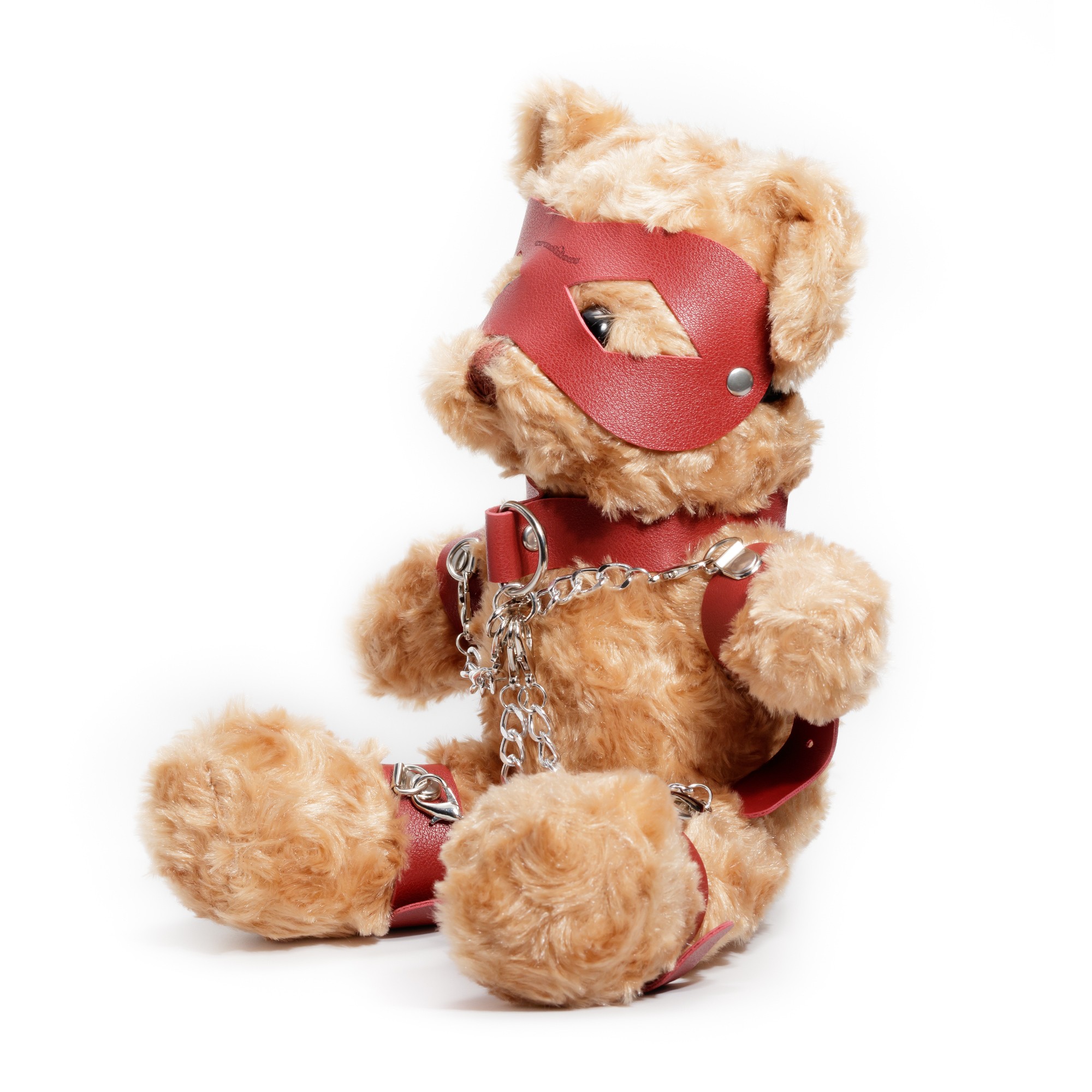 OSO TEDDY BONDAGE CRUSHITO ROJO 31CM CRUSHIOUS - Imagen 4