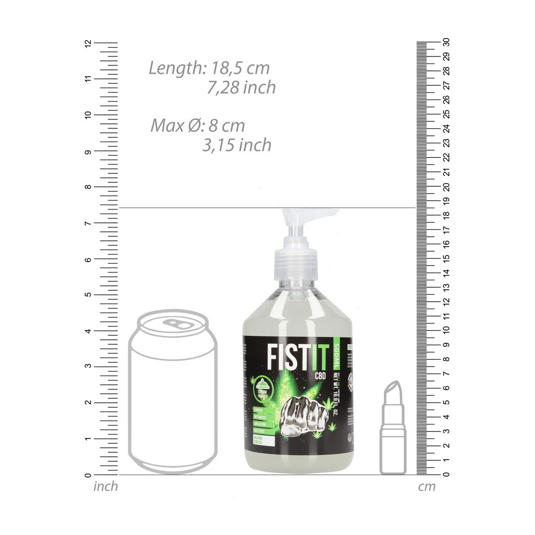 LUBRICANTE CBD 17 FL OZ / 500 ML FIST IT - Imagen 5