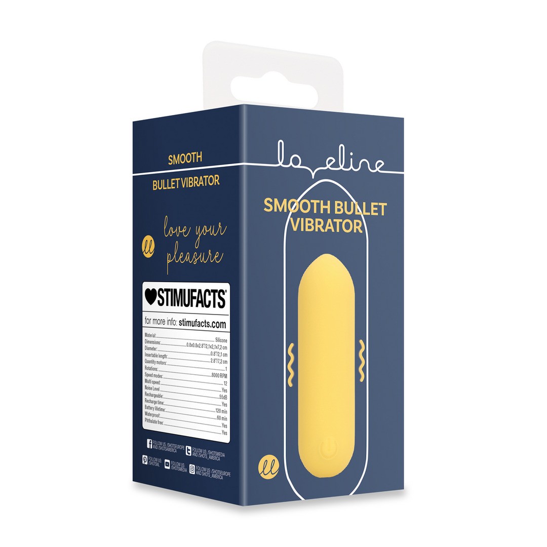 BALA VIBRADORA SMOOTH SUNPAC YELLOW LOVELINE