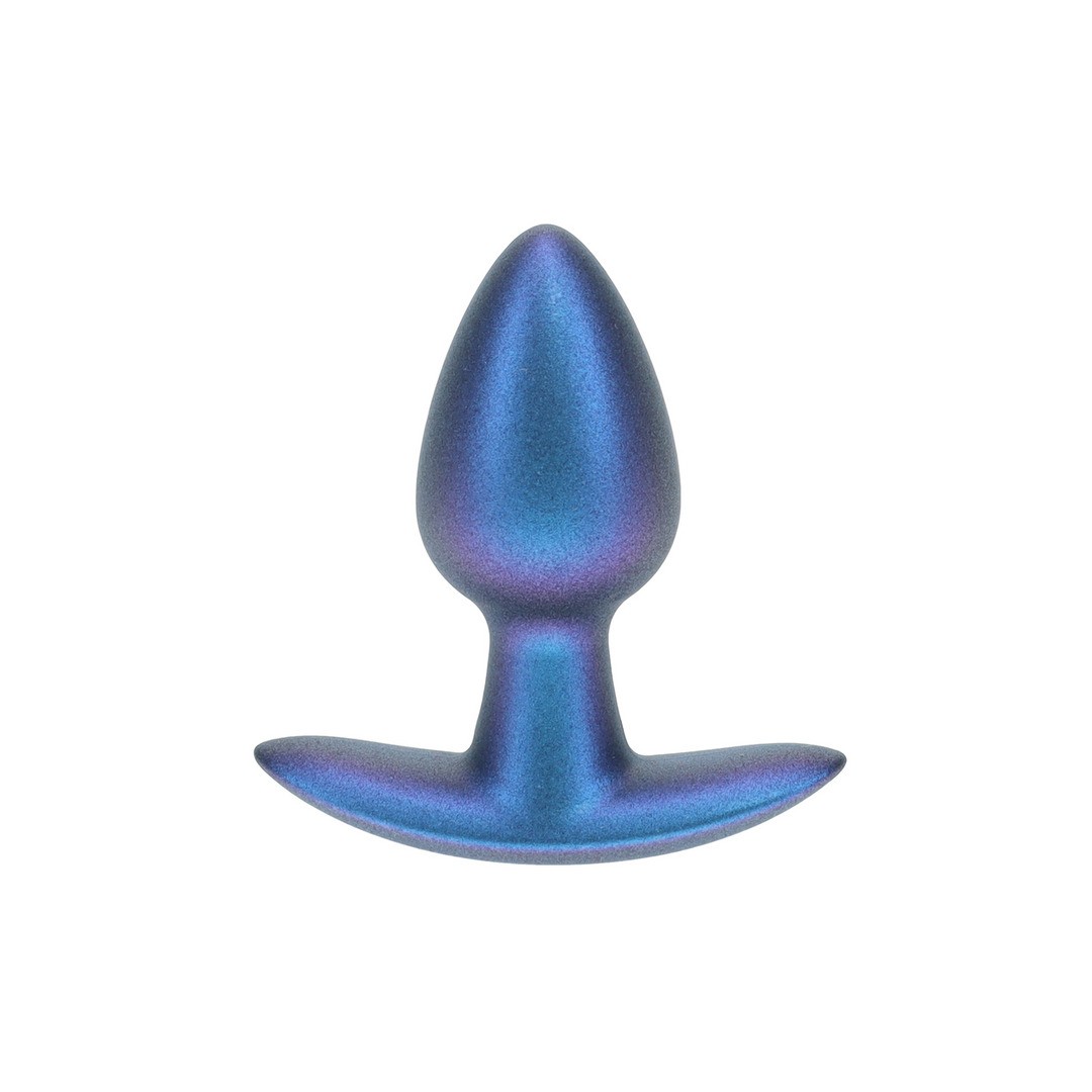 PLUG ANAL SMOOTH SILICONE SMALL 2.6 /6,5 CM METALLIC BLUE OUCH! - Imagen 5