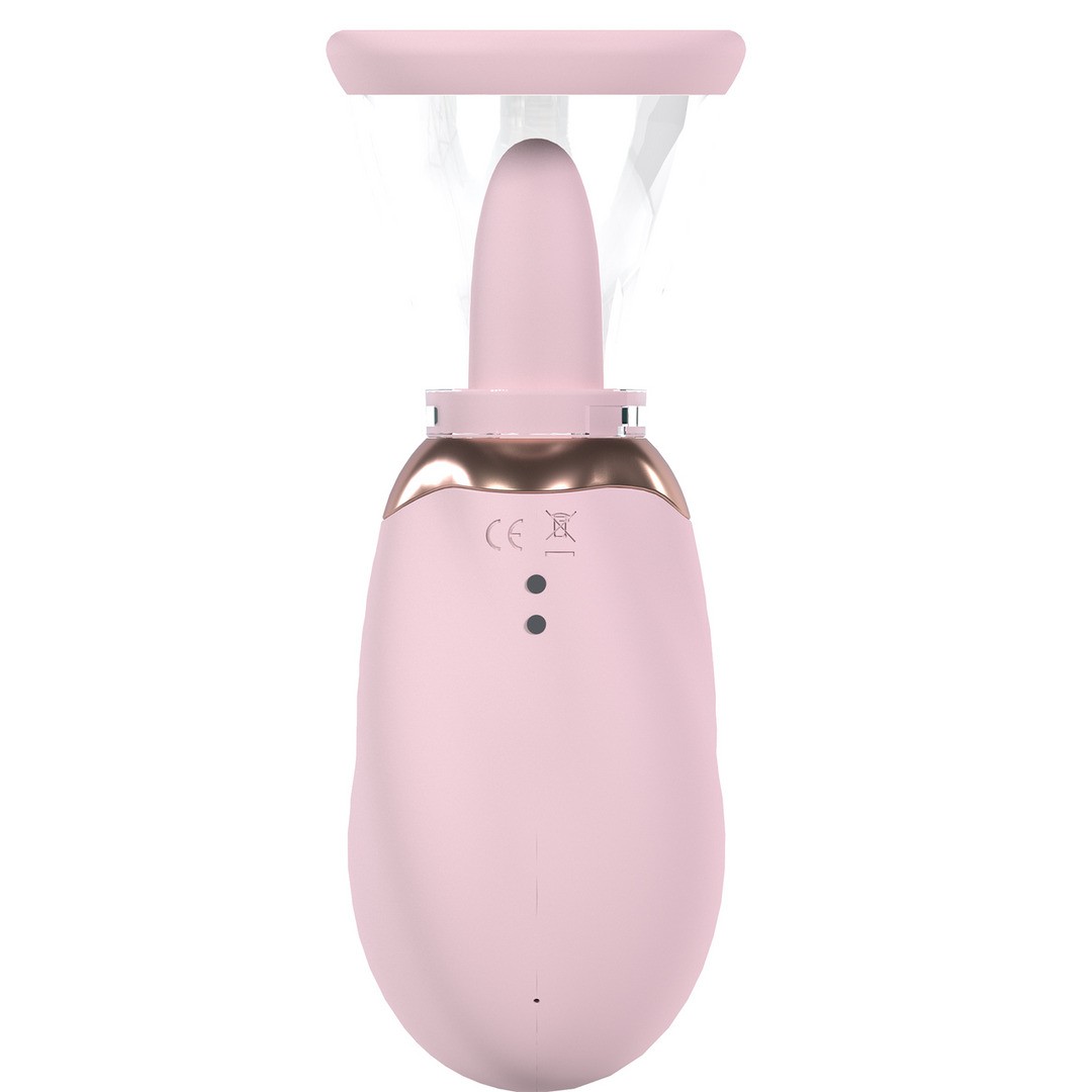 BOMBA RECARGABLE PARA LA VULVA Y EL PECHO BOOST ROSA PUMPED - Imagen 4