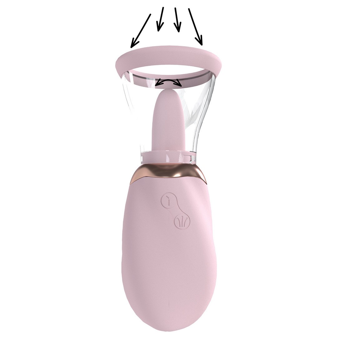 BOMBA RECARGABLE PARA LA VULVA Y EL PECHO BOOST ROSA PUMPED - Imagen 6