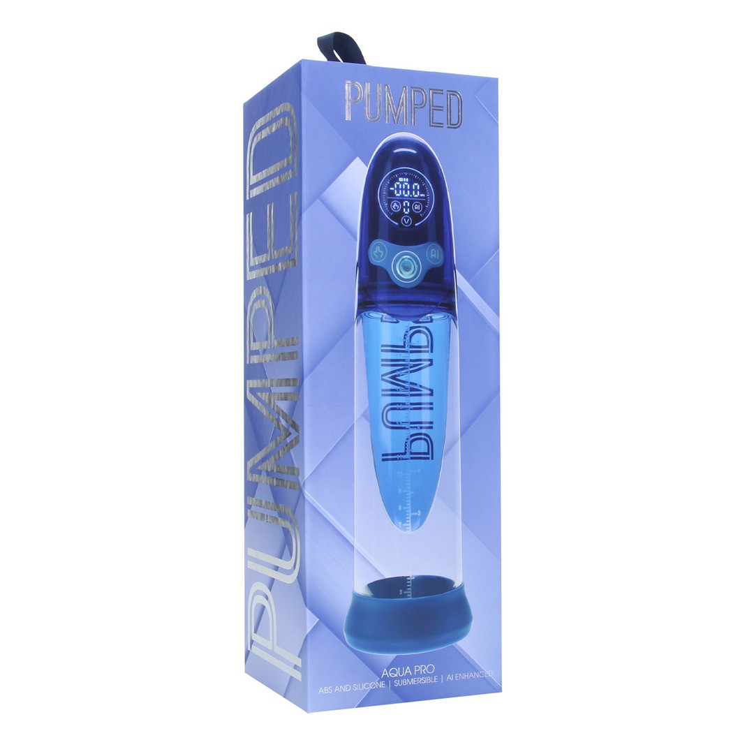 BOMBA AUTOMÁTICA PARA EL PENE CON IA AQUA-PRO AZUL PUMPED