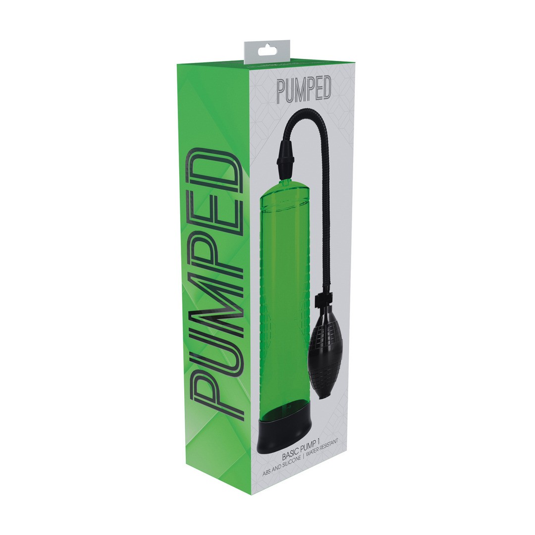BOMBA PARA EL PENE BASIC PUMP 1 VERDE PUMPED