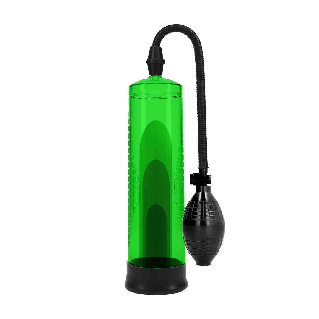 BOMBA PARA EL PENE BASIC PUMP 1 VERDE PUMPED - Imagen 3