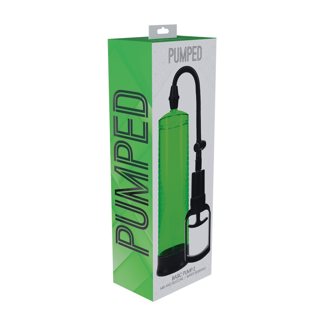 BOMBA PARA EL PENE BASIC PUMP 2 VERDE PUMPED