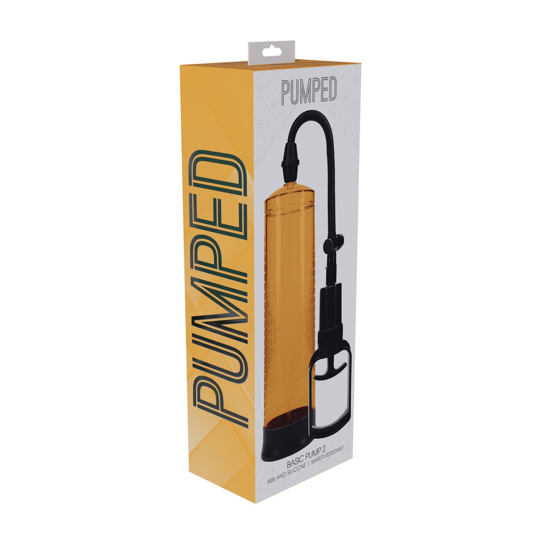 BOMBA PARA EL PENE BASIC PUMP 2 NARANJA PUMPED
