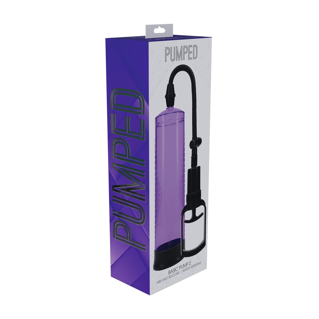 BOMBA PARA EL PENE BASIC PUMP 2 MORADO PUMPED