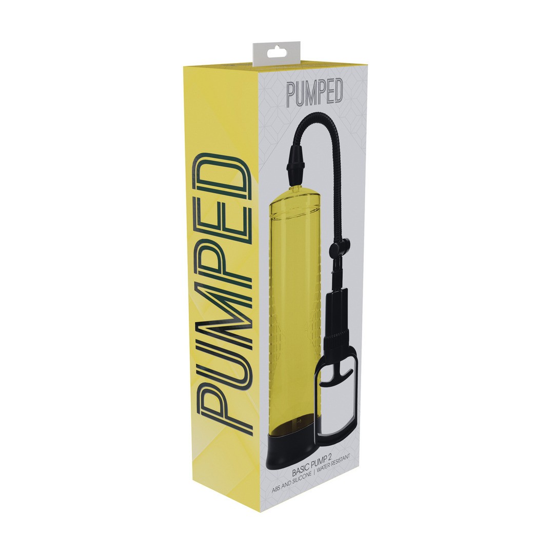 BOMBA PARA EL PENE BASIC PUMP 2 AMARILLO PUMPED