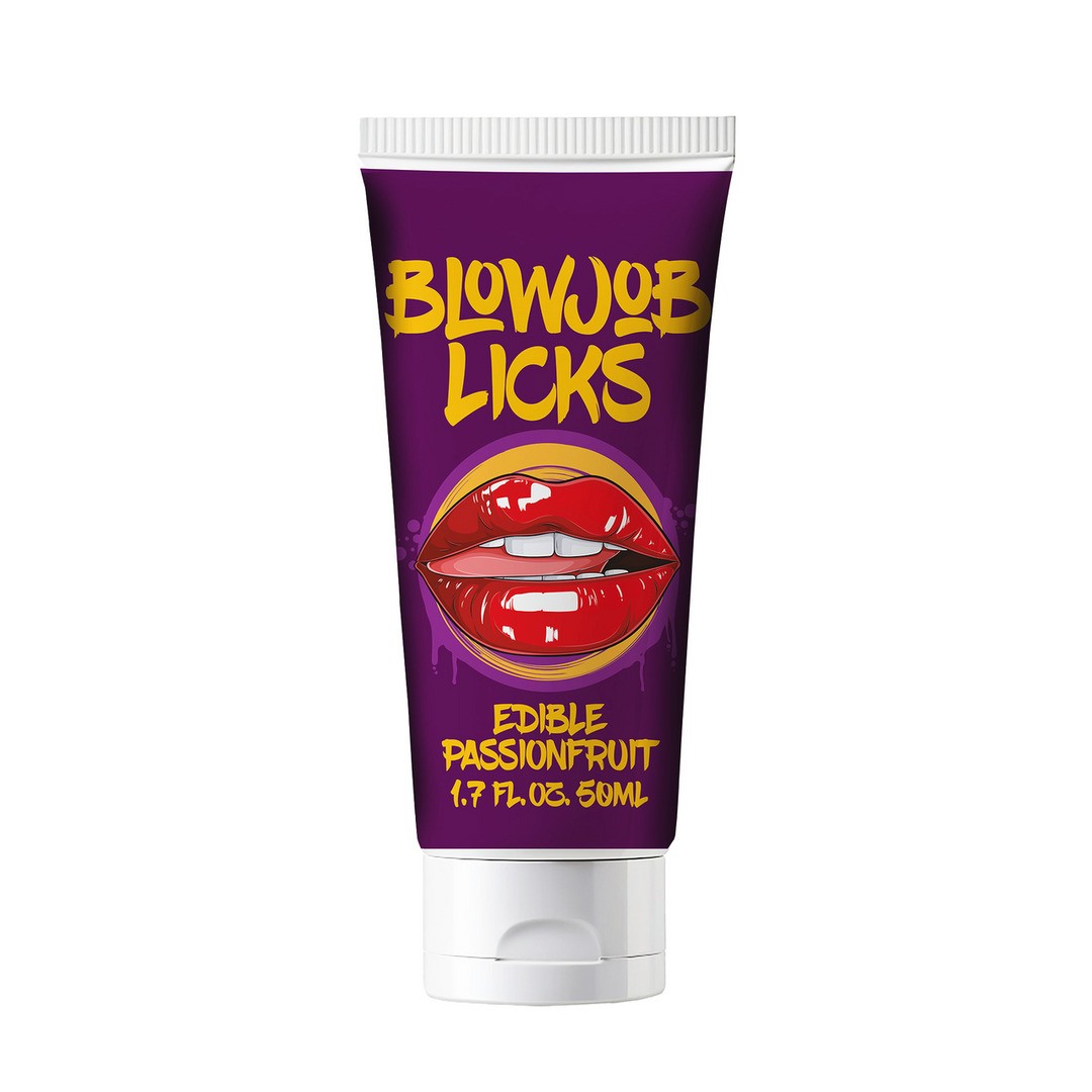 GEL PARA SEXO ORAL CON SABOR A MARACUÁ BLOW JOB LICKS 1.7 FL OZ/ 50 ML PHARMQUESTS