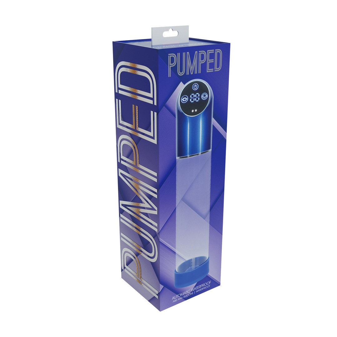 BOMBA AUTOMÁTICA PARA EL PENE METAL BLUE PUMPED
