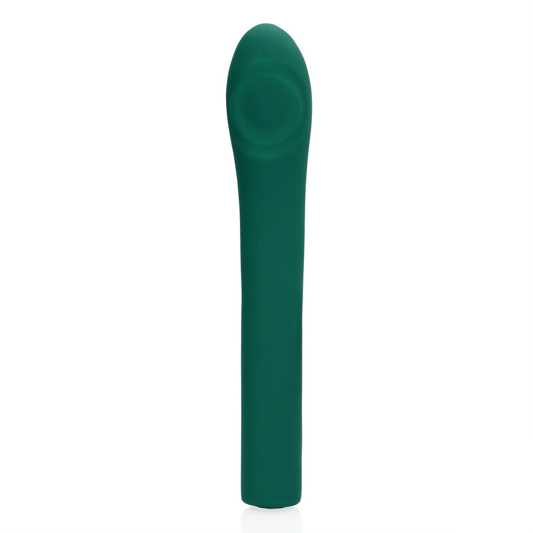 VIBRADOR PARA PUNTO G PULSE WAVE GREEN CRYSTAL LOVELINE - Imagen 4