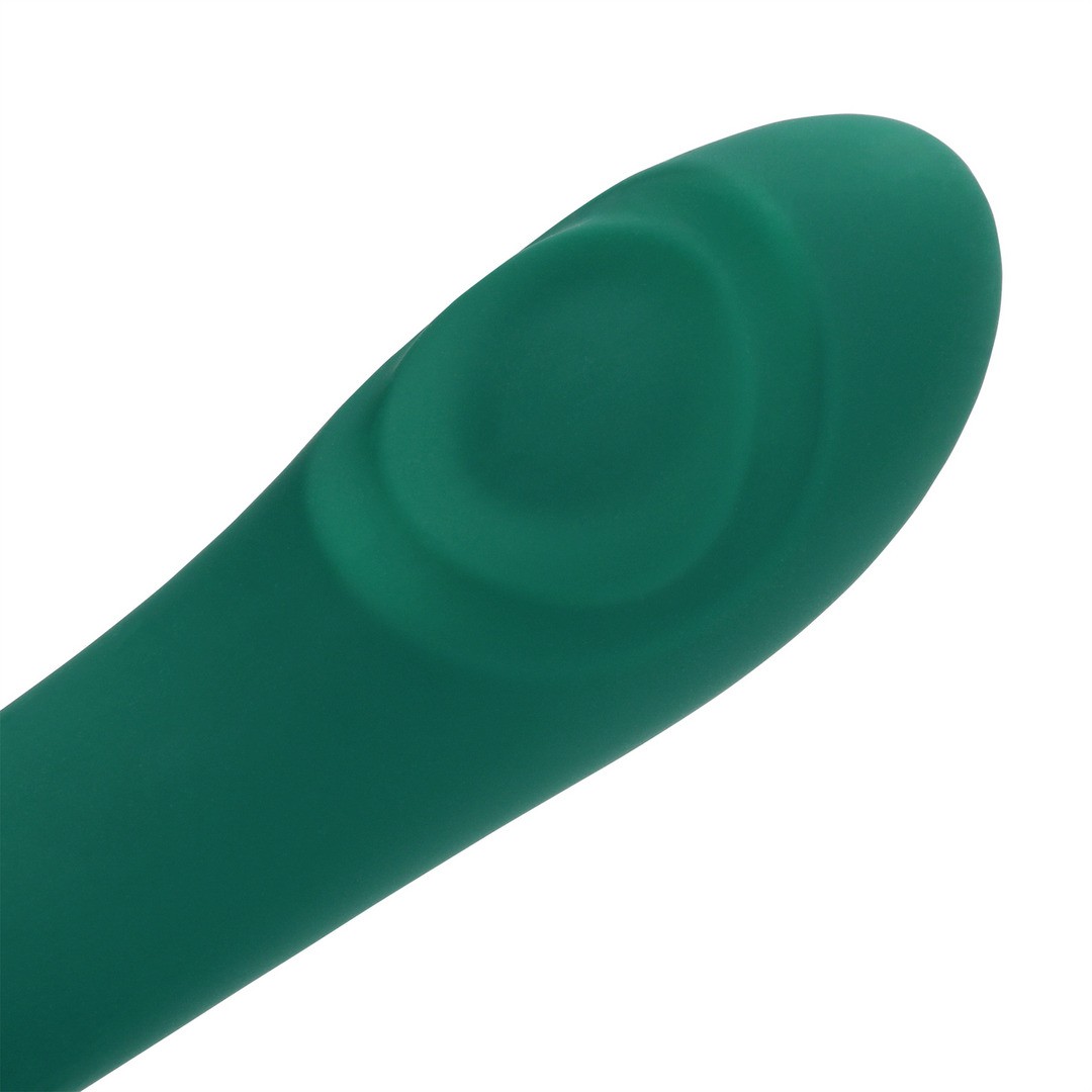 VIBRADOR PARA PUNTO G PULSE WAVE GREEN CRYSTAL LOVELINE - Imagen 5