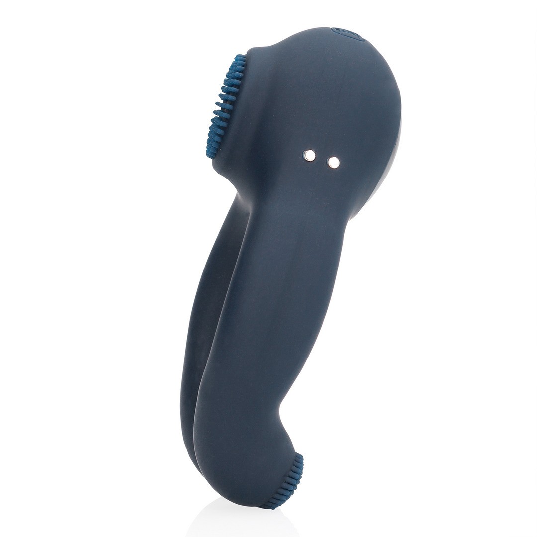 ANILLO VIBRADOR CON ESTIMULACIÓN DEL CLÍTORIS AZUL ÍNDIGO LOVELINE - Imagen 4