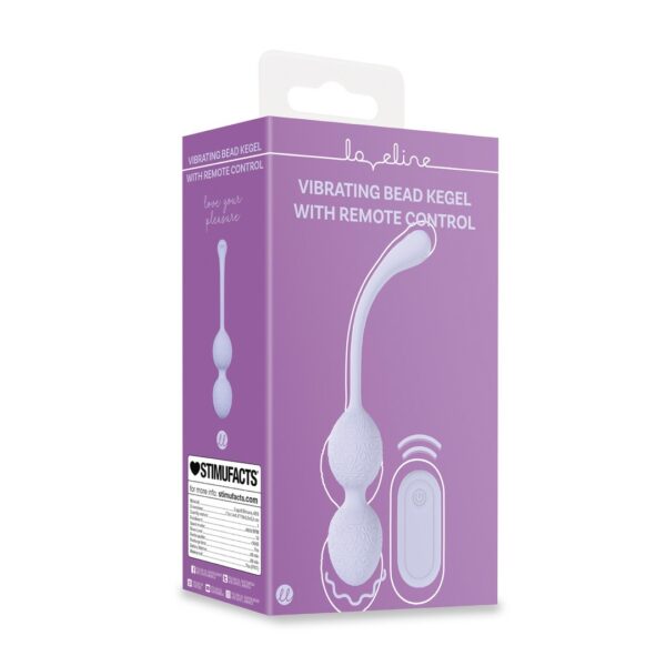 BOLAS VAGINALES BEAD KEGEL CON VIBRACIÓN Y MANDO LAVENDER LOVELINE - Imagen 7