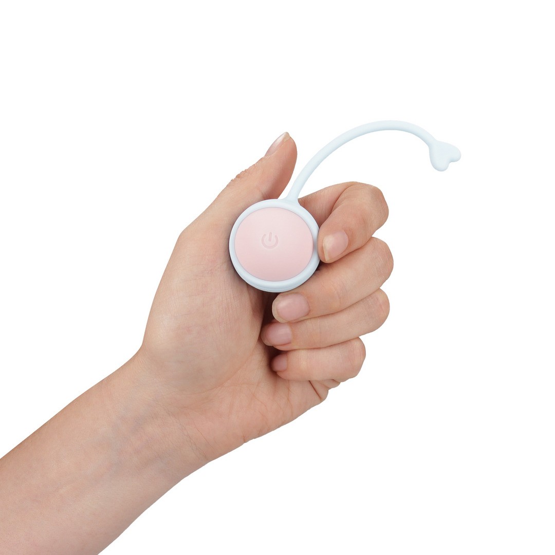 BOLAS VAGINALES VIBRANTES CON MANDO Y 5 PESOS INTERCAMBIABLES KEGEL KIT MORADO LOVELINE - Imagen 4