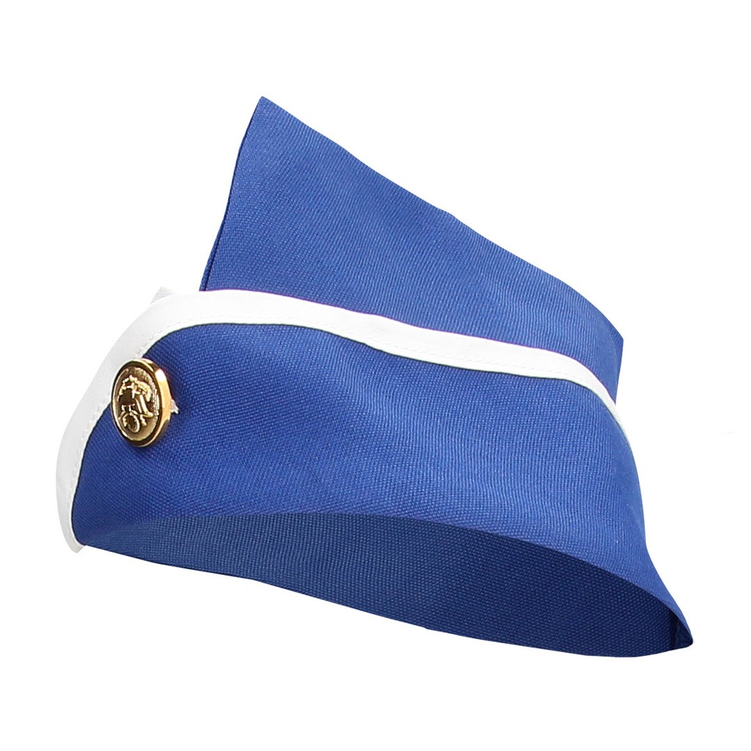 DISFRAZ DE AZAFATA AZUL/BLANCO S-LINE - Imagen 3