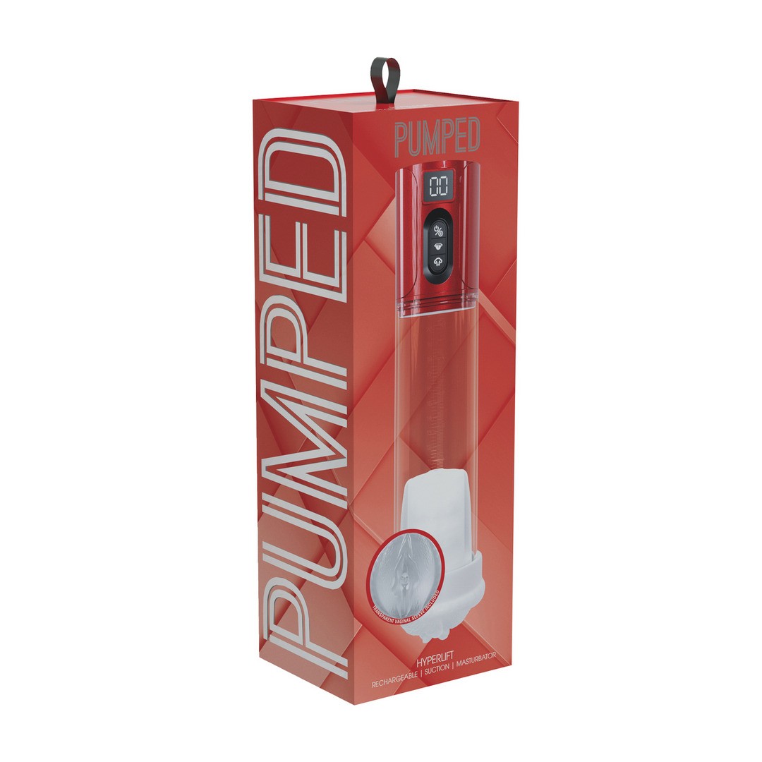 BOMBA MASTURBADORA CON SUCCIÓN MAXLIFT METALLIC RED PUMPED - Imagen 4