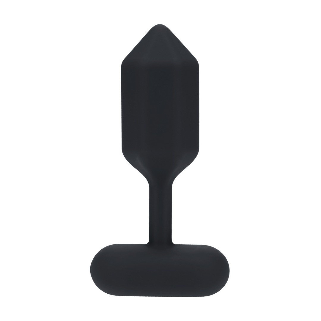PLUG ANAL DE SILICONA CON VIBRACIÓN HEXAGONAL L NEGRO LEVELZ