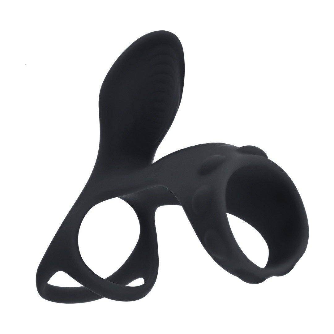 ANILLO PARA EL PENE Y LOS TESTÍCULOS CON VIBRACIÓN Y SOLAPA LEVELZ