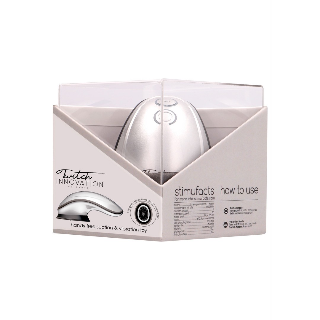 ESTIMULADORM TWITCH HANDSFREE NEGRO/GRIS INNOVATION