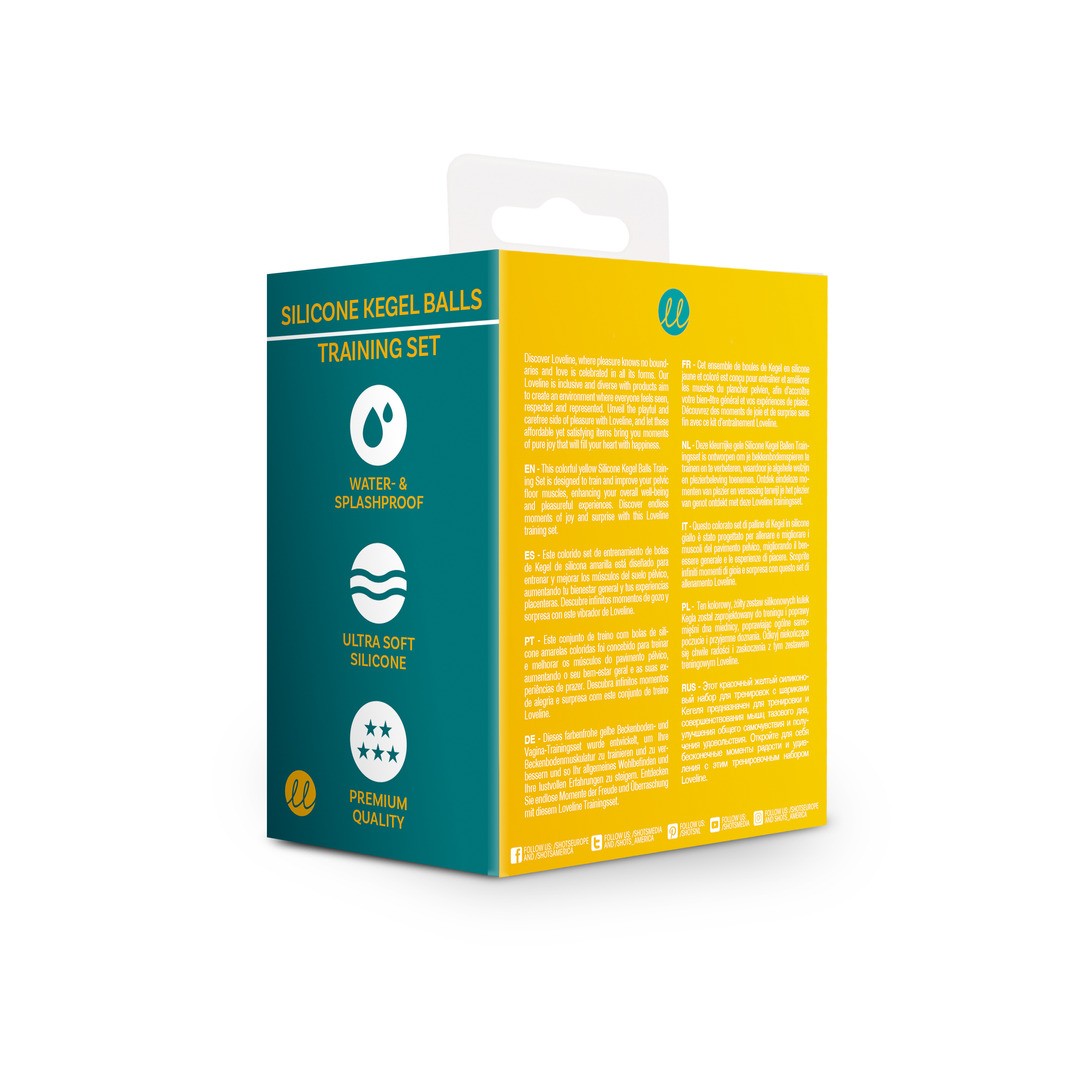 CONJUNTO DE 2 BOLAS VAGINALES KEGEL TRAINING CARAMBOLA LOVELINE - Imagen 3