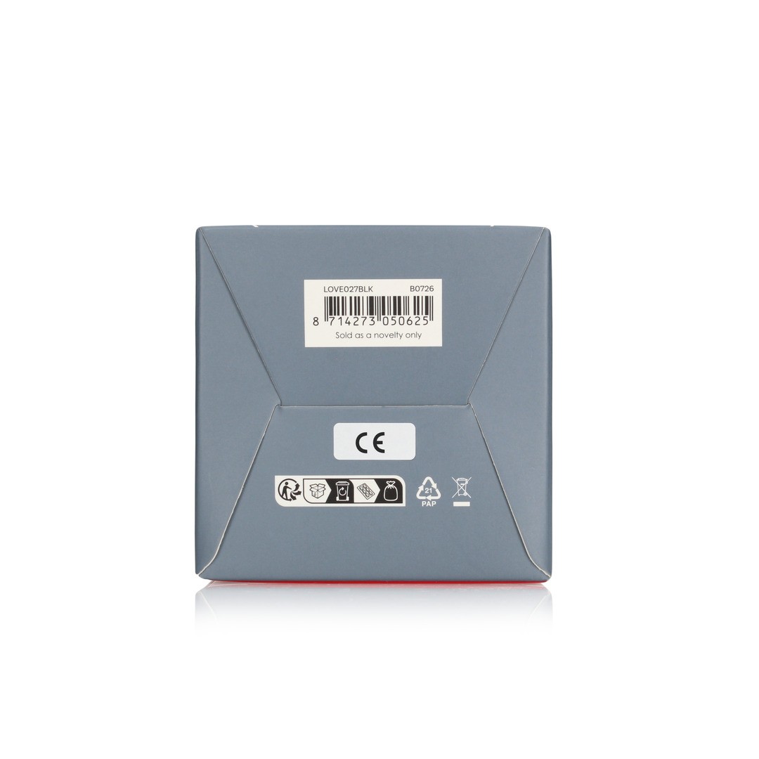 FUNDA MASTURBADORA CON VIBRACIÓN LICORICE BLACK LOVELINE - Imagen 4