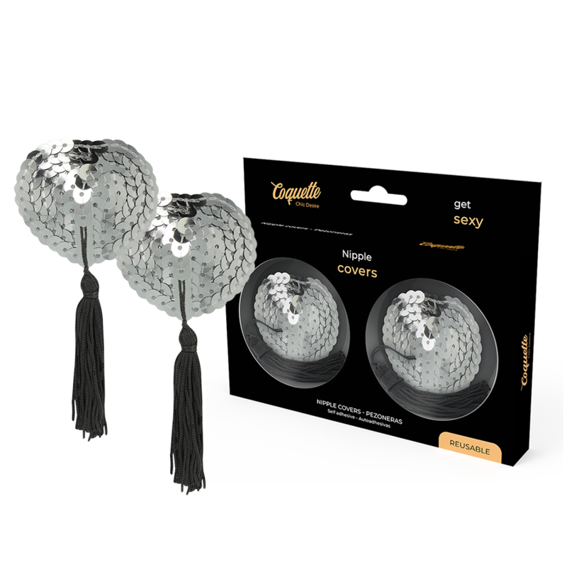 COQUETTE CHIC DESIRE - CUBRE PEZONES SILVER - Imagen 2