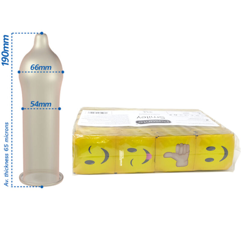 PASANTE - PRESERVATIVO SMILEY BOLSA 144 UNIDADES - Imagen 2