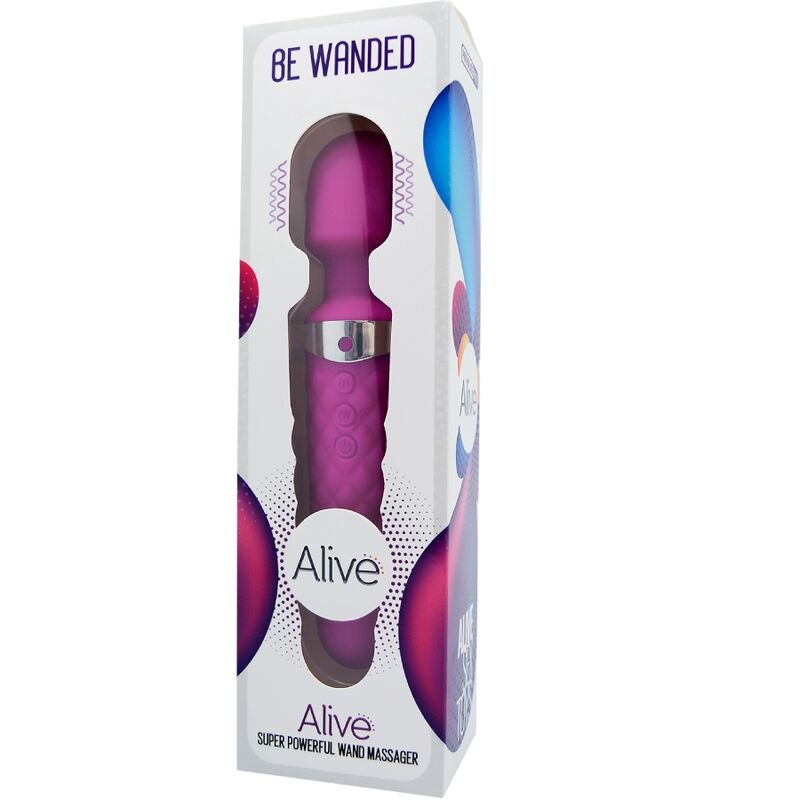 ALIVE - BE WANDED MASAJEADOR VIBRADOR VIOLETA - Imagen 2