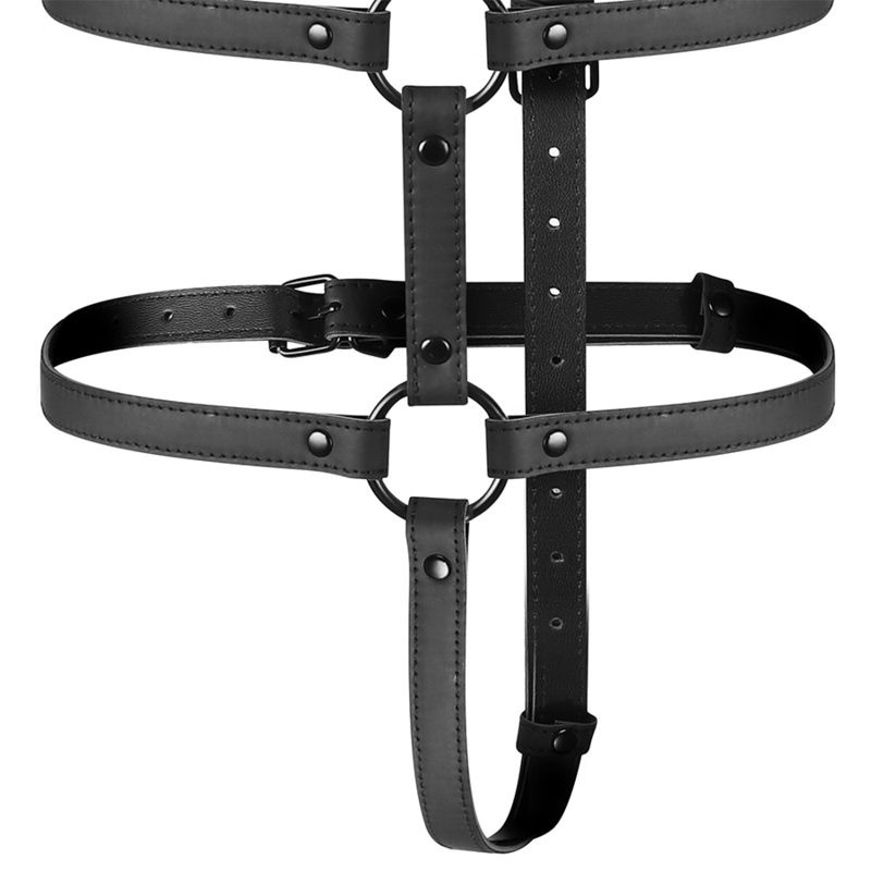 FETISH SUBMISSIVE BONDAGE - ARNÉS AJUSTABLE TORSO Y BRAZOS - Imagen 5