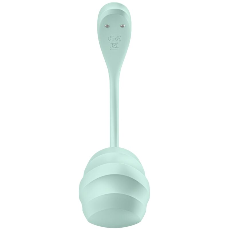 SATISFYER - SMOOTH PETAL ESTIMULADOR PUNTO G VERDE AGUA APP GRATUITA - Imagen 2